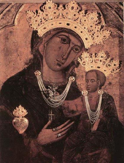 unknow artist Madonna del Voto after 1261 Germany oil painting art